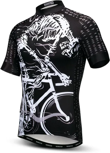 Hotlion Verano Ciclismo Jersey Hombres Mountain Bike Jersey Secado rápido Bicicleta Camisa Manga Corta Ciclismo Ropa CF0058.
