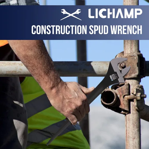 Miniatura 2 de Lichamp Juego de 3 llaves de construcción ajustables de 10, 12 y 16 pulgadas