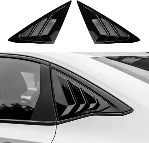 Persianas triangulares para ventana lateral trasera Civic de 11ª generación, estilo carreras, para Honda Civic Sedan 2022, 2023, 2024, 2025, 2026
