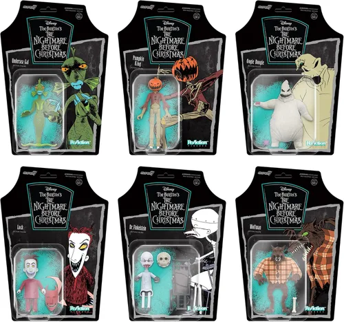 Miniatura 5 de Super7 Tim Burton's The Nightmare Before Christmas Wolfman - Figura de acción de Disney de 3.75 pulgadas con accesorio, coleccionables de películas