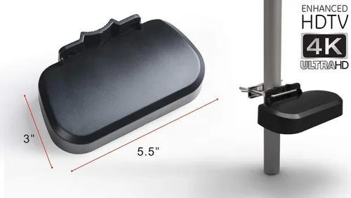 Miniatura 5 de PBD HDTV Preamplificador, amplificador de antena de TV, amplificador de señal digital HD VHF UHF, con filtro 4G 5G LTE, amplificador de señal