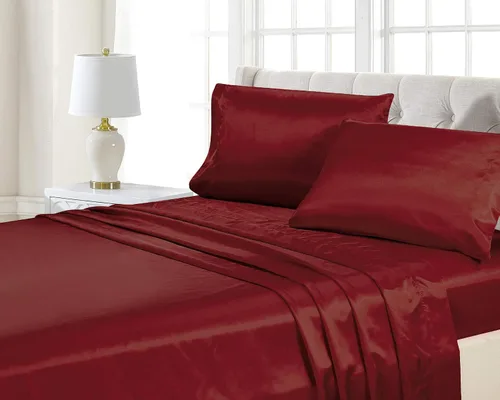 Miniatura 18 de Versatile Bedding Juego de ropa de cama de 3 piezas, tela de satén sedosa ultra suave, el mejor juego de 3 piezas de calidad premium, fácil cuidado