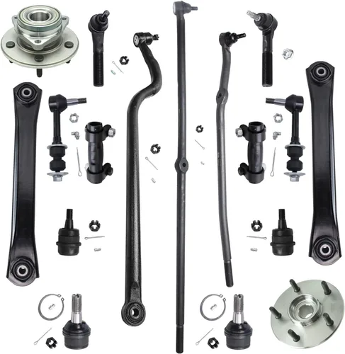 Miniatura 36 de Detroit Axle - Kit de nudillos de dirección delantera izquierda para Ford Edge Lincoln MKX 07-10, cojinete de rueda del lado del conductor, nudillo