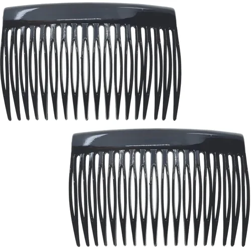 Miniatura 7 de Camila Paris CP3109 - Peine lateral francés para el cabello, pequeño, curvado, beige, con torsión francesa, decorativo, pinzas de sujeción fuerte