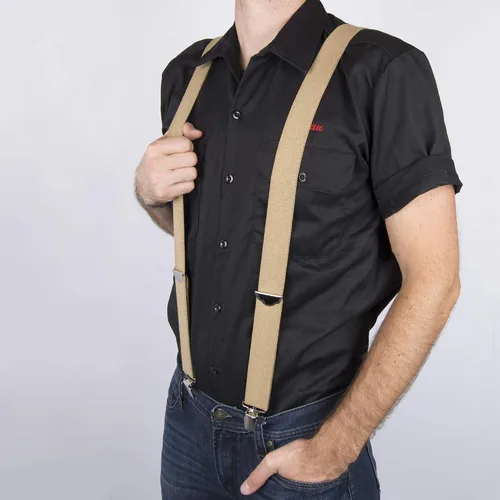 Miniatura 24 de Dickies - Tirante para hombre, 1 1/2 pulgadas, con clip recto, ajustable X