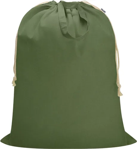 Bolsa de Lona para Ropa Sucia de 33" x 35", Bolsa de Lavandería de Algodón Grueso con Asas y Cordón, Extra Grande de Servicio Pesado Lavable, Forro