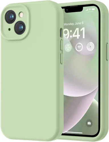 Miniatura 219 de LOVE 3000 Compatible con Funda para iPhone 15, [Cámara de Cobertura Completa de Silicona Suave] [Protección contra Caídas de 8 pies], Forro de Negro