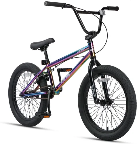 Miniatura 12 de cubsala Freestyle BMX Bike, 20 Inch Yaphet Bicycle for Teen Beginner and Adult Riders, Bike with Hi-Ten Steel Frame, Multiple