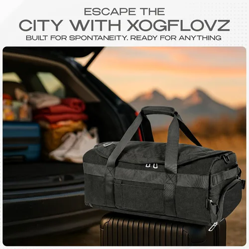Miniatura 7 de Mochila táctica 3 en 1 para hombres y mujeres, mochila de viaje con soporte para tazas, compartimento para zapatos y laptop con ventilación