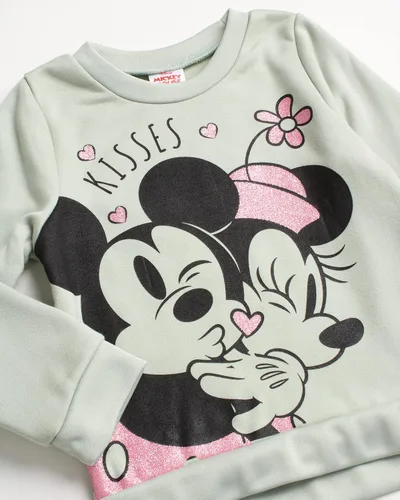 Miniatura 3 de Disney Conjunto de leggings Minnie Mouse para bebés y niñas sudadera y pantalones de vellón 3M-7
