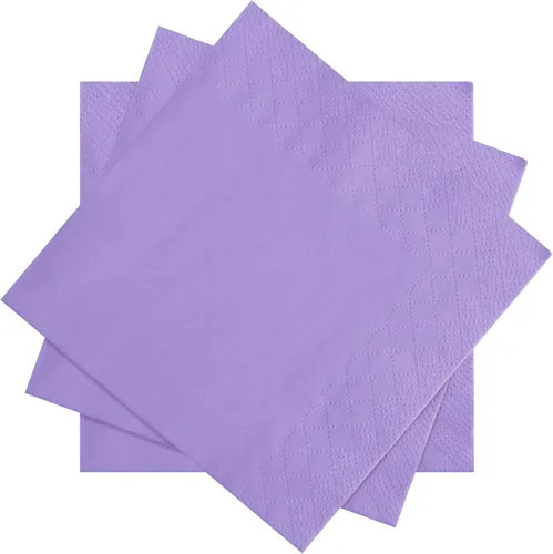 Miniatura 8 de Spakon 100 servilletas de cóctel de 2 capas de 5 x 5 pulgadas, servilletas suaves desechables para cenas, bodas, fiestas, baby shower, cumpleaños