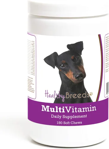 Miniatura 177 de Healthy Breeds Bulldog francés multivitamínico suave masticable para perros 180