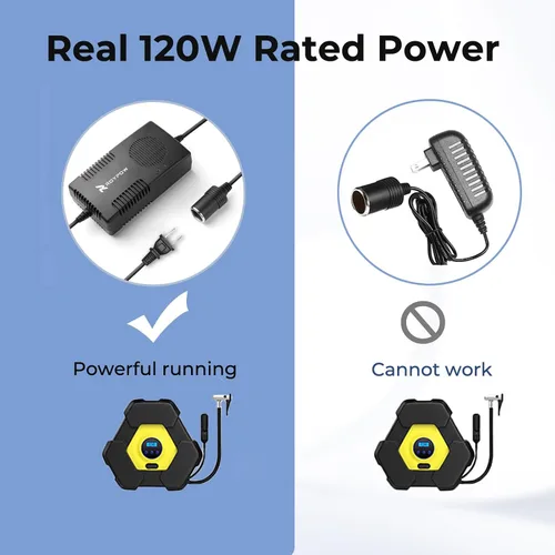 Miniatura 3 de RoyPow Convertidor de CA a CC, 120 W (máximo 150 W), 120 V/110 V a 12 V/10 A, adaptador de CA/CC, convertidor de 120 V/110 V a 12 V, fuente
