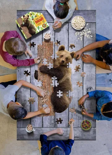 Miniatura 5 de Madd Capp Puzzles Jr. - I AM Lil' Bear - 100 piezas - Rompecabezas en forma de animal