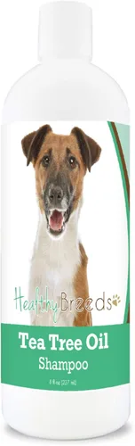 Miniatura 96 de Healthy Breeds Doberman Pinscher Champú de aceite de árbol de té, formulado para piel seca e irritada, reduce la caspa, aroma a gaulteria, 8 onzas