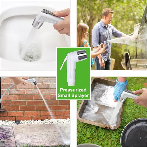Miniatura 4 de KEDSUM Ducha portátil, bomba de ducha portátil con batería recargable, ducha portátil para campamento, cabezal de ducha portátil al aire libre