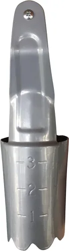 Miniatura 4 de Garden Guru - Maceta de acero para plantar bulbos, acero de alto carbono y mango tallado de madera cómodo, marcador de profundidad para plantar
