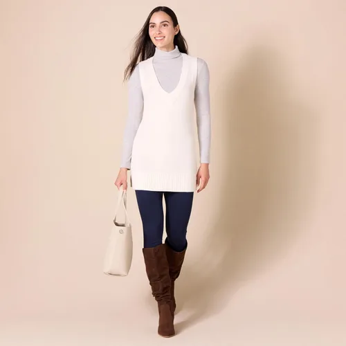 Miniatura 5 de Tienda Essentials Chaleco de suéter ultra suave para mujer (anteriormente ritual diario)