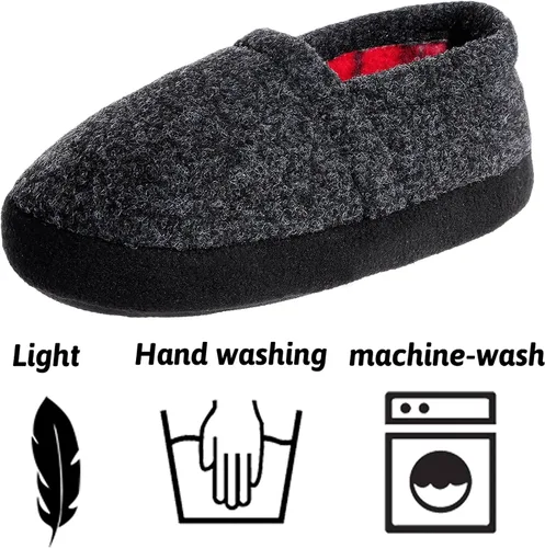 Miniatura 5 de MIXIN Pantuflas para niños pequeños y grandes, zapatos de casa para interiores y exteriores con suela antideslizante