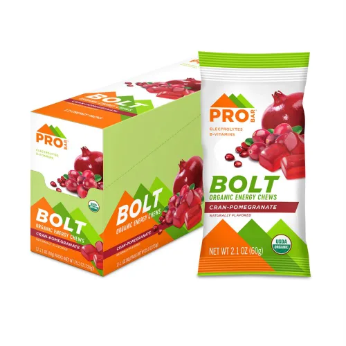 Miniatura 7 de Probar - Masticables energéticos orgánicos Bolt, explosión de bayas, sin OMG, sin gluten, certificado orgánico USDA, saludable, energía natural