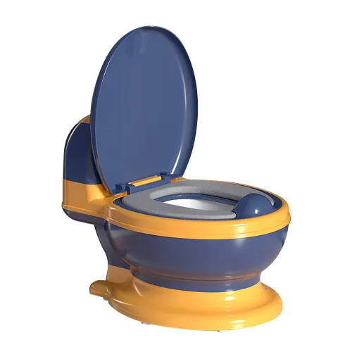 Miniatura 10 de Inodoro de entrenamiento para ir al baño, asiento de entrenamiento realista para ir al baño, silla de orinal para niños pequeños con asiento suave