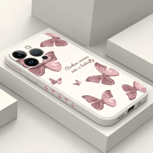 Miniatura 35 de LEECG Funda para iPhone 12 Mini, diseño creativo con estampado floral, funda antiarañazos de microfibra suave, funda de silicona líquida para Negro