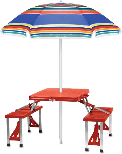 Miniatura 5 de ONIVA - Paraguas de playa portátil de 5 pies de marca Picnic Time, sombrilla ligera con inclinación ajustable y protección solar UV