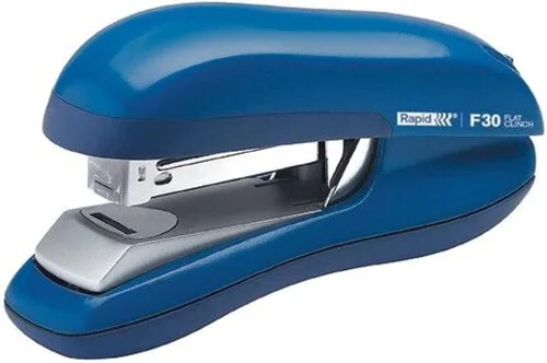 Miniatura 4 de Rapid F30 Fashion - Engrapadora de media tira, capacidad para 30 hojas, grapado plano, diseño ergonómico, negro, 23256500