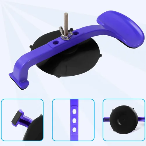 Miniatura 4 de ZKTOOL Juego de abrazaderas con ventosa de 6 piezas, kit de abrazaderas de clase para reparación y pegado de vidrio de techo de convertible
