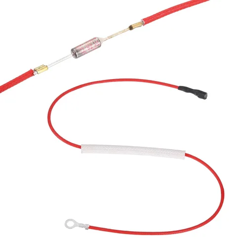 Miniatura 7 de MECCANIXITY Fusible universal de temperatura para olla de arrocera, 158.0 °F 10 A 250 V Fusible térmico de metal con terminal y terminal de anillo