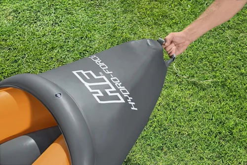Miniatura 7 de Bestway Hydro-Force Rapid X3 - Juego de kayak inflable de 12 pies 6 pulgadas x 39 pulgadas, se adapta a hasta 3 personas, incluye 2 paletas