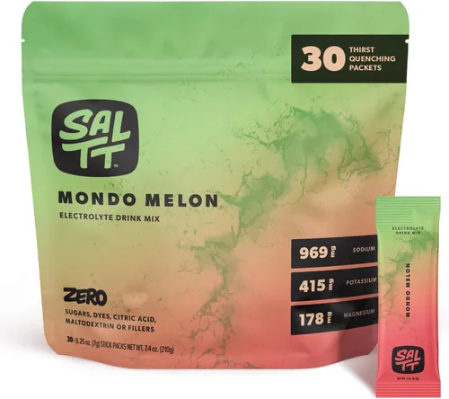Miniatura 12 de SALTT Electrolytes Polvo Mezcla de Bebida Saborizada - Cherry Chill - 30 Paquetes de Hidratación - Magnesio, Potasio, Sodio, Oligoelementos - Sin