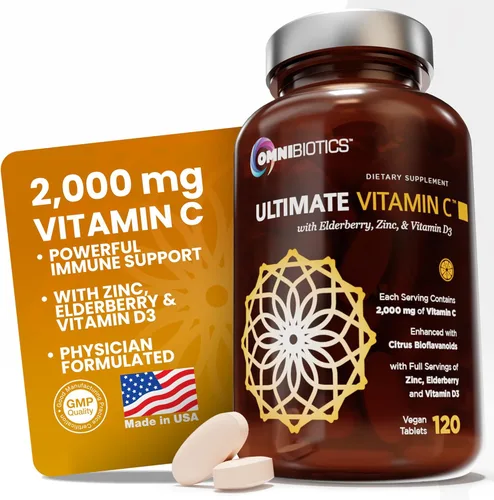 Miniatura 8 de OmniBiotics Multivitamínico diario definitivo para mujeres y hombres, 34 ingredientes esenciales, incluyendo vitamina A, C, D, E, B6, B12, biotina
