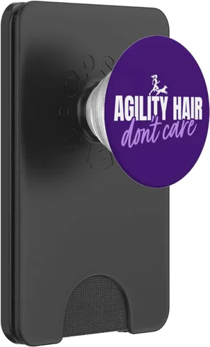 Miniatura 8 de Dog Agility Handler - Dog Agility Hair - Dog Agility PopSockets Adhesive PopGrip