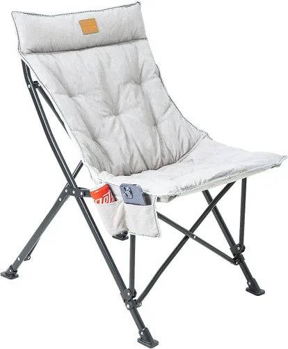 Silla platillo para adultos, portátil, plegable, cómoda, para dormitorio, lectura, sala de estar, con bolsa de almacenamiento