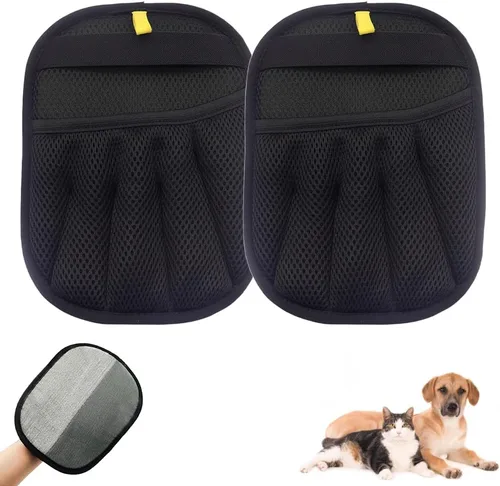 Miniatura 8 de Guantes eliminadores de pelo de mascotas, guantes de eliminación estática mejorados para pelo de mascotas, gatos y perros, herramienta