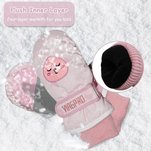 Miniatura 86 de Guantes de nieve para hombre y mujer, impermeables, para invierno, cálidos, para esquí, snowboard, guantes para mujer