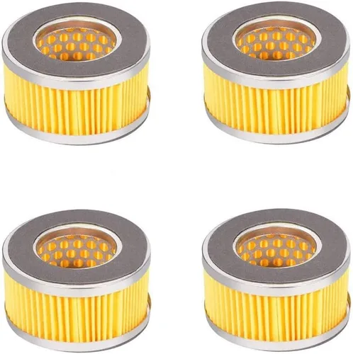 Elementos de filtro de papel de admisión del compresor de aire, elemento filtrante de aire del compresor de repuesto de 4 PCS (tipo 1)