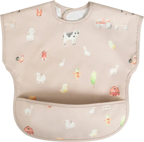 Miniatura 12 de Ali+Oli Baberos de delantal para bebés, libres de BPA, certificados Oeko-Tex, impermeables, lavables a máquina, para niños pequeños de 6m+