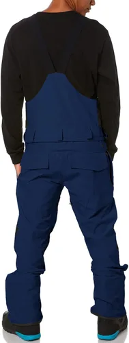Miniatura 4 de Newffr Overol con peto de nieve para hombre, resistente al agua, aislado, impermeable, para esquí, snowboard