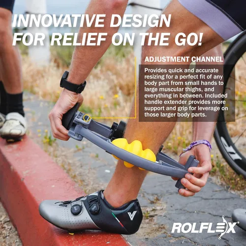 Miniatura 3 de Rodillo de espuma Rolflex™ reinventado, el mejor autoliberador miofascial y herramienta de puntos de activación para todo el cuerpo, nunca volverá a