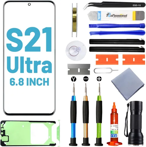 Miniatura 7 de Reemplazo de pantalla para Samsung Galaxy S21, pantalla de repuesto para Galaxy S21 Series 6.2 pulgadas, kit de reparación de pantalla con adhesivo