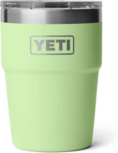 Miniatura 27 de YETI Rambler - Vaso apilable de 16 onzas, aislado al vacío, de acero inoxidable con tapa MagSlider Apilable