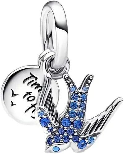 Miniatura 2 de Colgante de plata de ley 925, joyería para niña, regalos para mujer, pulsera y collar