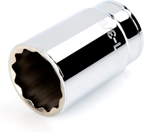 Miniatura 21 de TEKTON Unidad de 1/2 pulgada x enchufe de 12 puntos de profundidad de 1 pulgada SHD23225