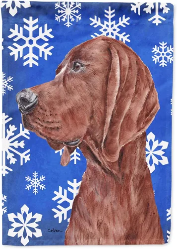 Miniatura 102 de Caroline's Treasures SC9374GF Bulldog English Snow flakes Holiday Garden Flag Buzón Bandera decorativa para patio exterior, patio, obras de arte