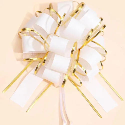 Miniatura 16 de 6 piezas de arcos tirados, arco de regalo de 15 cm, arcos tirados para Navidad, bodas, cestas de San Valentín, baby shower, día de la madre
