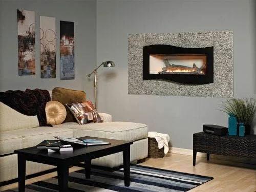 Empire Boulevard - Chimenea lineal contemporánea sin ventilación de 60 pulgadas - NG