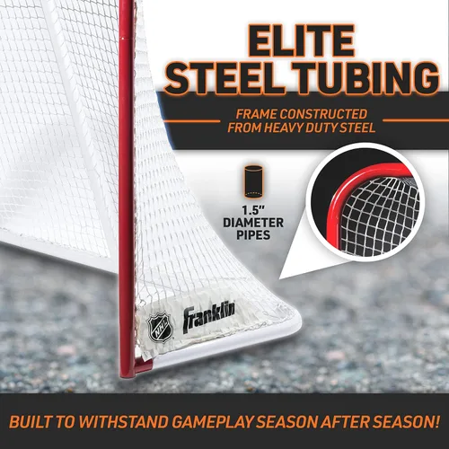 Miniatura 4 de Franklin Sports NHL Street Hockey Goals - Outdoor Steel Street + Roller Hockey Nets - 72" x 48