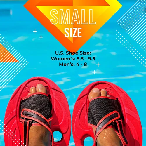 Miniatura 2 de Sunlite Sports Aqua Trainer 2 en 1 - Paleta de resistencia para manos y pies, juego de aeróbicos acuáticos para piscina, ejercicio acuático